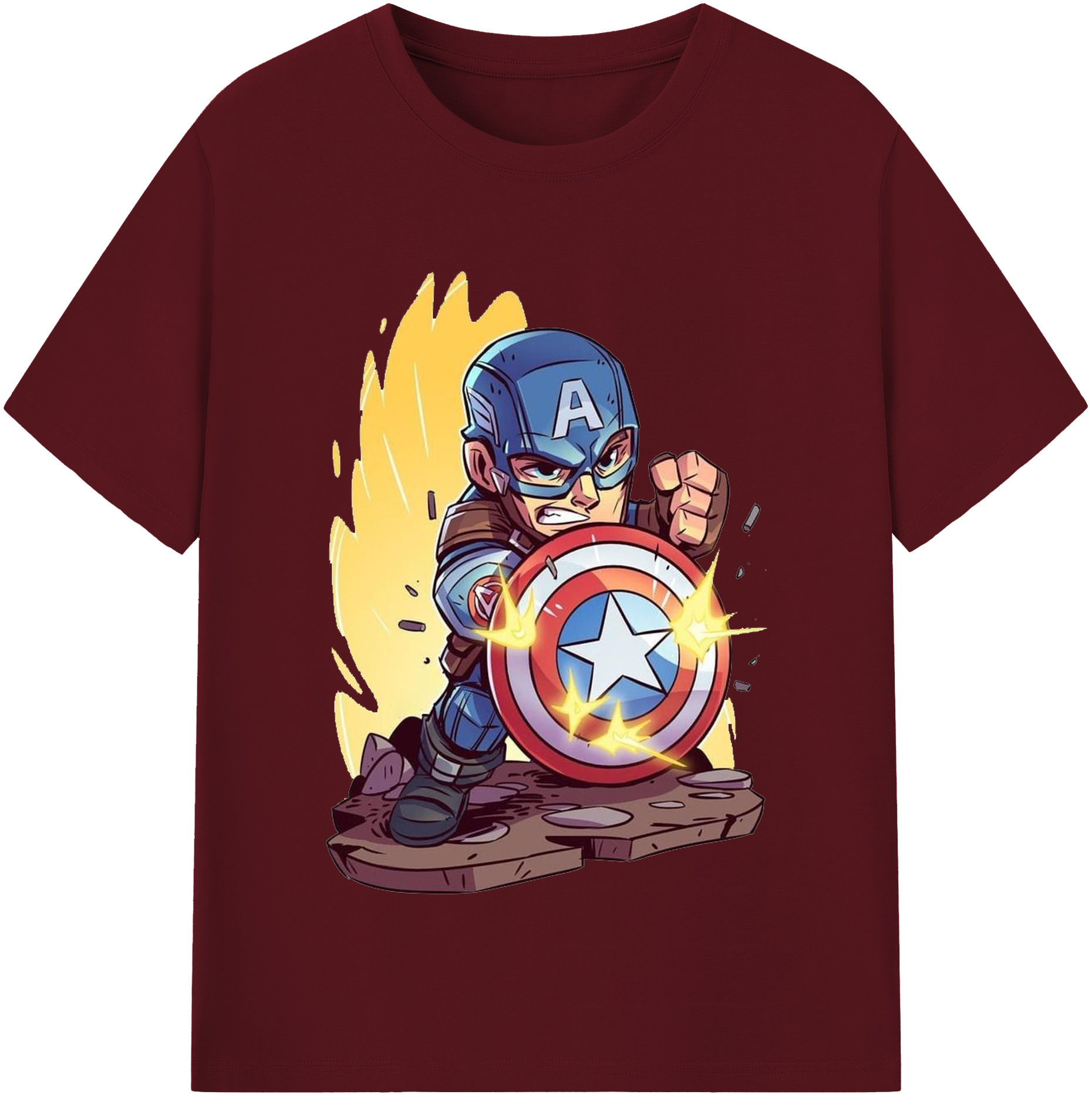 （画像用） アベンジャーズ The Avengers 綿100％半袖Tシャツ（フロントプリント）
